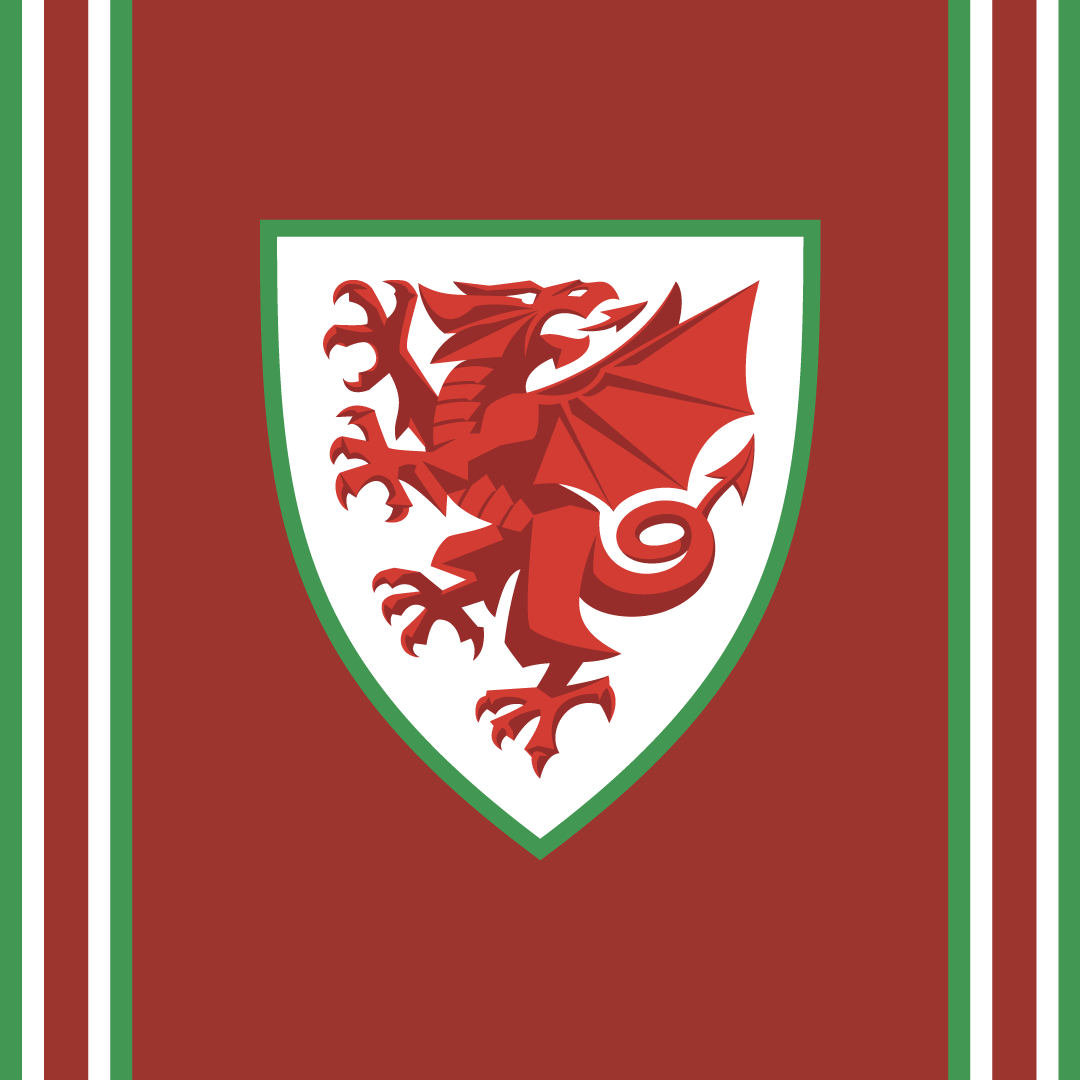 FA Wales - Red & Green