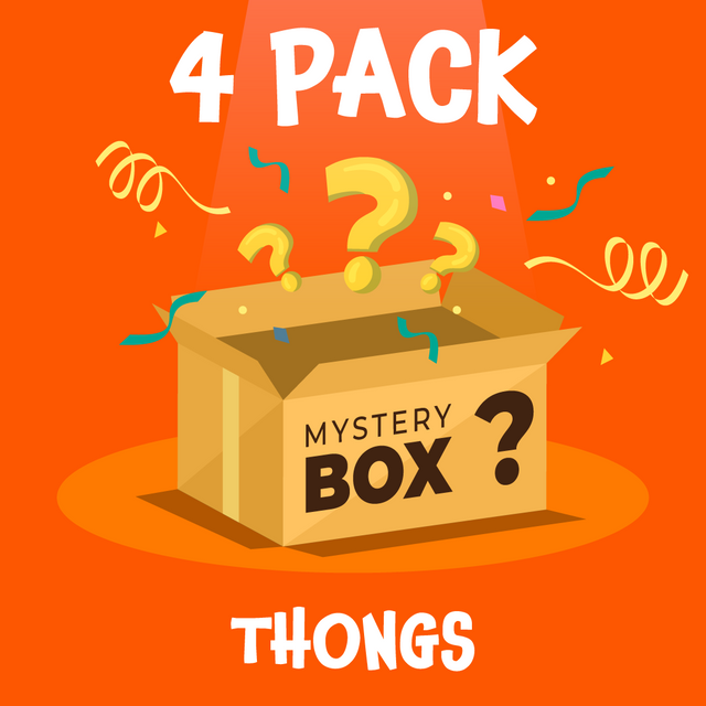 Ladies Thong Bundle - 4 Pack Mystery Box