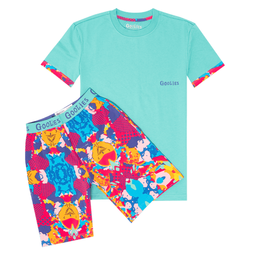 Kurzer Pyjama von Goolies (Kinder) – Arty Farty – Shorts und T-Shirt 