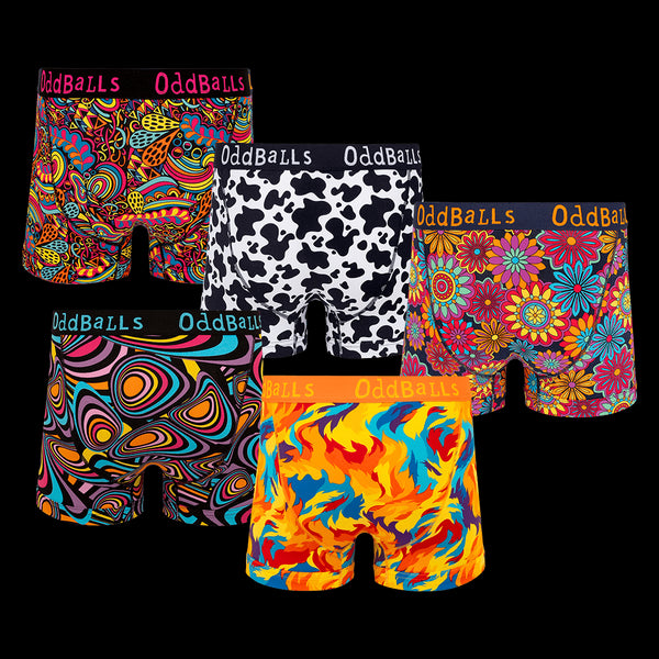 Adventurer Bundle - Mens Boxer Shorts 5 Pack Bundle