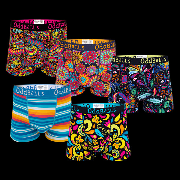 Art Attack Bundle - Mens Boxer Shorts 5 Pack Bundle