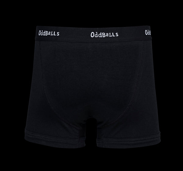 Classic Black - Mens Boxer Shorts & Ball Deodorant Bundle