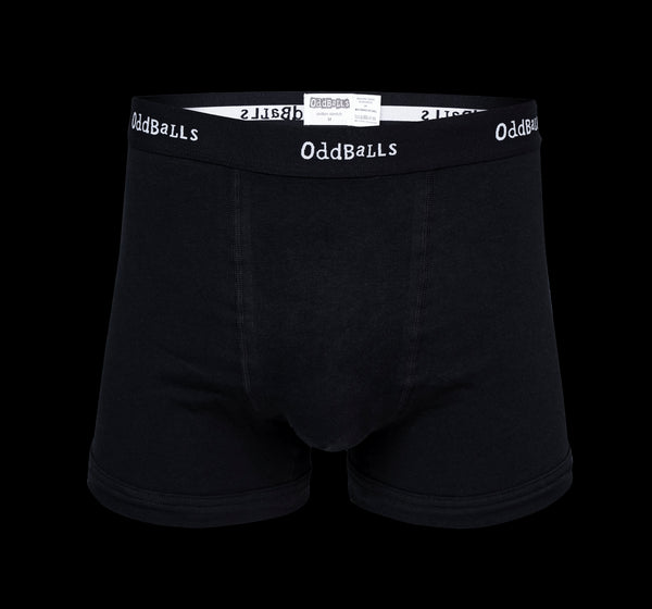 Classic Black - Mens Boxer Shorts & Ball Deodorant Bundle