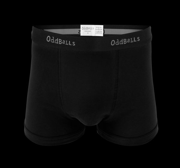 Black/Grey OddBalls - Mens Boxer Shorts