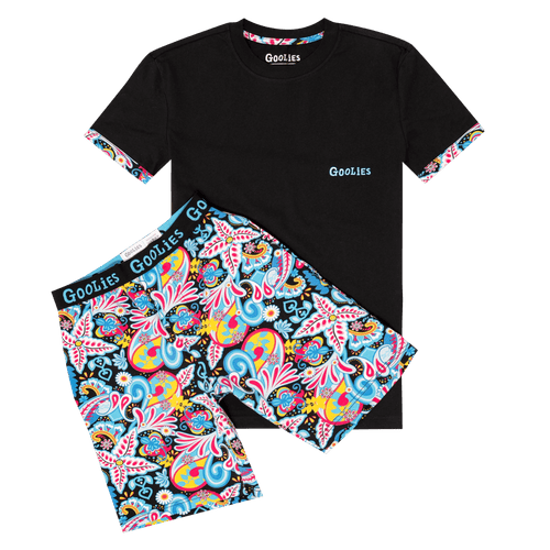 Goolies (Kinder) Kurzer Pyjama - Pumphose - Shorts & T-Shirt 