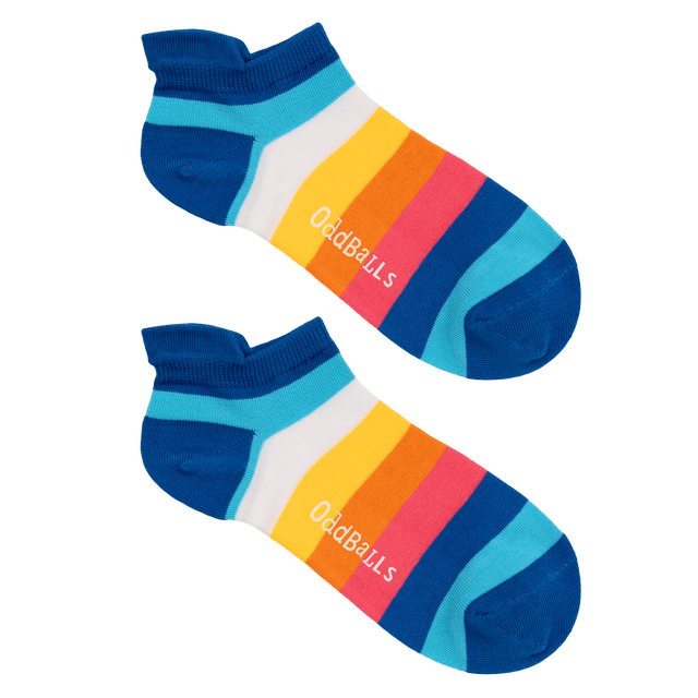 Blue Stripes - Ankle Socks