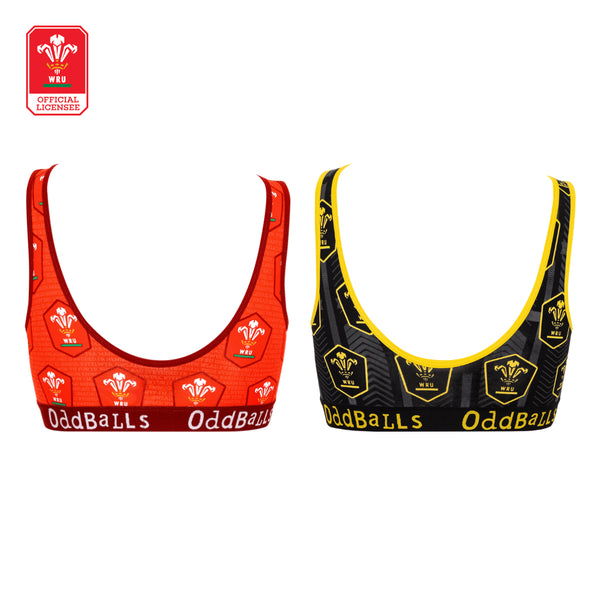 Welsh Rugby Union - Home & Alternate - Ladies Bralette Bundle