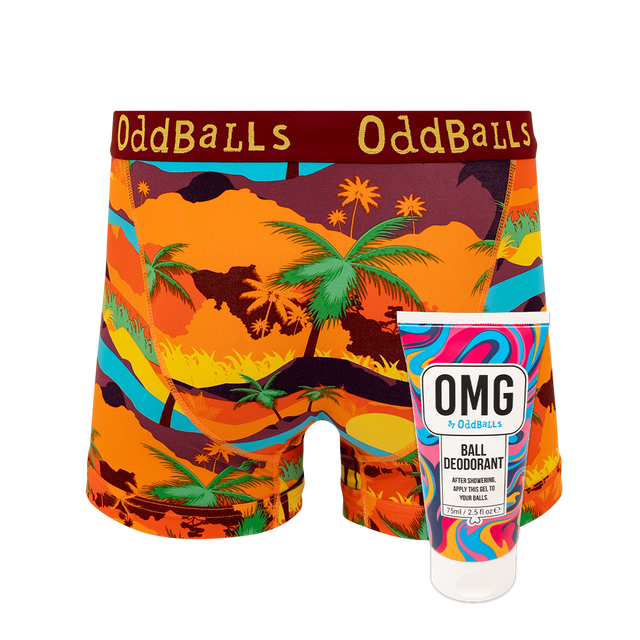 Waikiki - Mens Boxer Shorts & Ball Deodorant Bundle