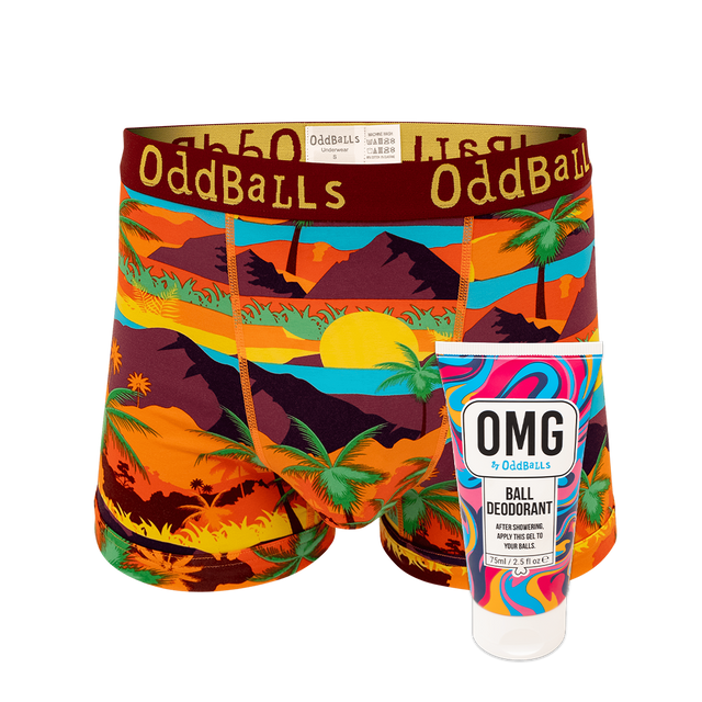 Waikiki - Mens Boxer Shorts & Ball Deodorant Bundle