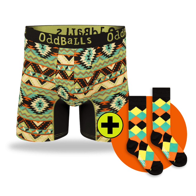 06 Month Pre-Paid: Mens Bamboo Boxer Briefs & Free Socks - Monthly Subscription