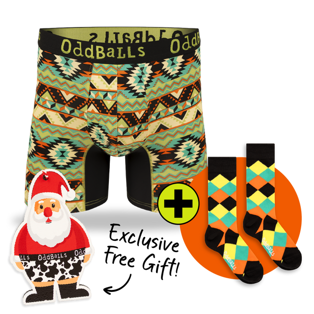 Mens Bamboo Boxer Shorts & Free Socks - Monthly Subscription