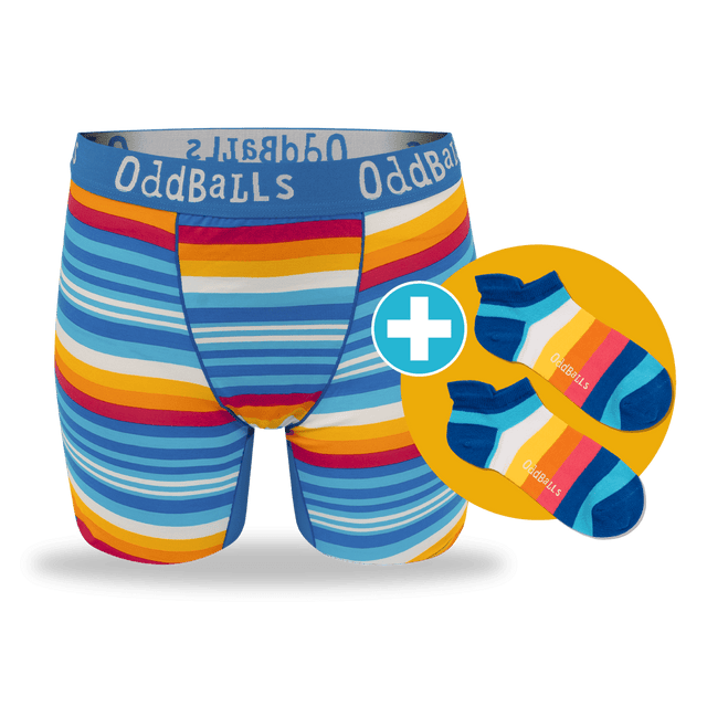 06 Month Pre-Paid: Ladies Bamboo Boxer Shorts & Free Socks