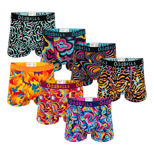 Best of 2024 Bundle - Mens Boxer Shorts 7 Pack Bundle