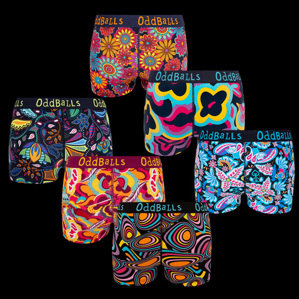 Best of Spring Bundle - Ladies Boxer Shorts 6 Pack Bundle