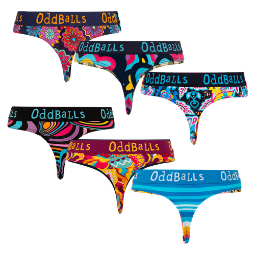 Best of Winter Bundle - Ladies Thong 6 Pack Bundle