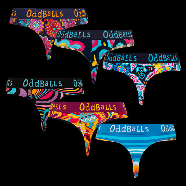 Best of Spring Bundle - Ladies Thong 6 Pack Bundle