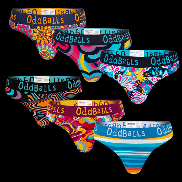 Best of Spring Bundle - Ladies Thong 6 Pack Bundle