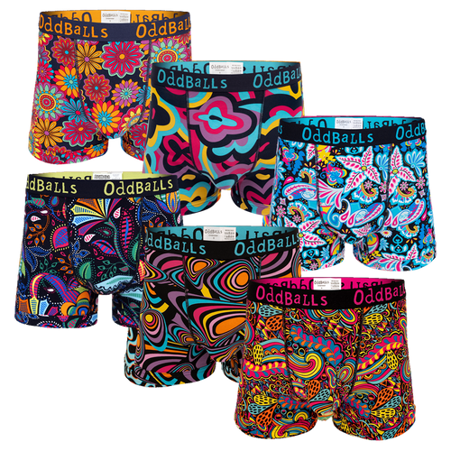 Best of Spring Bundle - Mens Boxer Shorts 6 Pack