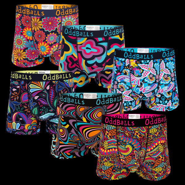 Best of Spring Bundle - Mens Boxer Shorts 6 Pack