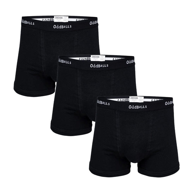 Classic Black 3-Pack, Women's Boxer's & Boy Shorts