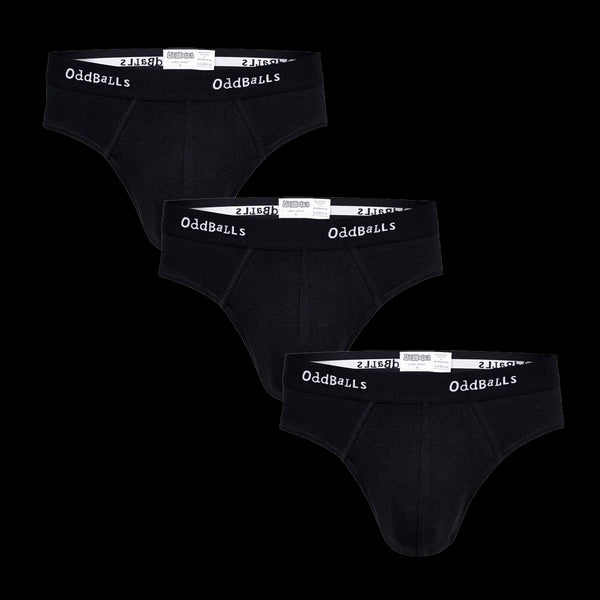 Classic Black Bundle - Mens Briefs 3 Pack Bundle