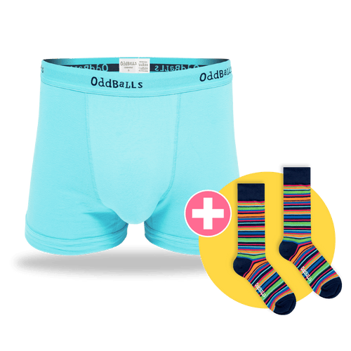 06 Month Pre-Paid: CLASSIC Subscription - MENS BOXER Shorts & Socks [G2]