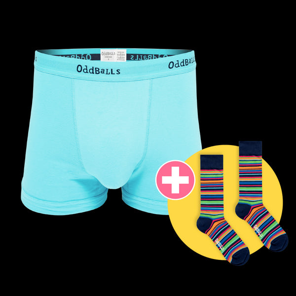 06 Month Pre-Paid: CLASSIC Subscription - MENS BOXER Shorts & Socks [G2]