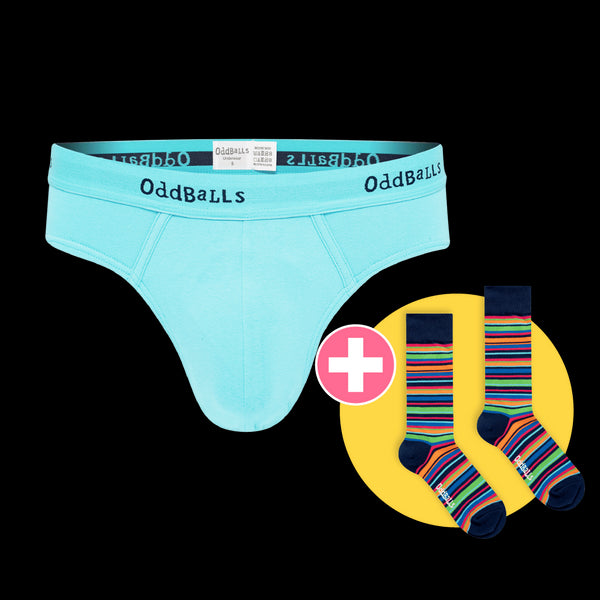 03 Month Pre-Paid: CLASSIC Subscription - MENS BRIEFS & Socks