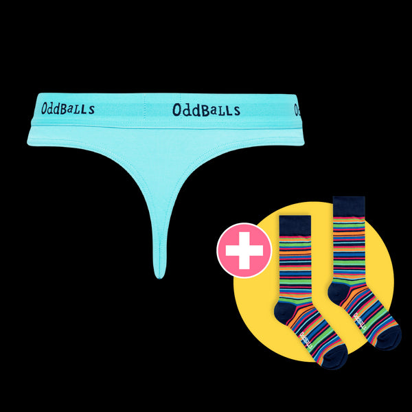 CLASSIC Subscription - Ladies Thong & Free Socks - Monthly Subscription