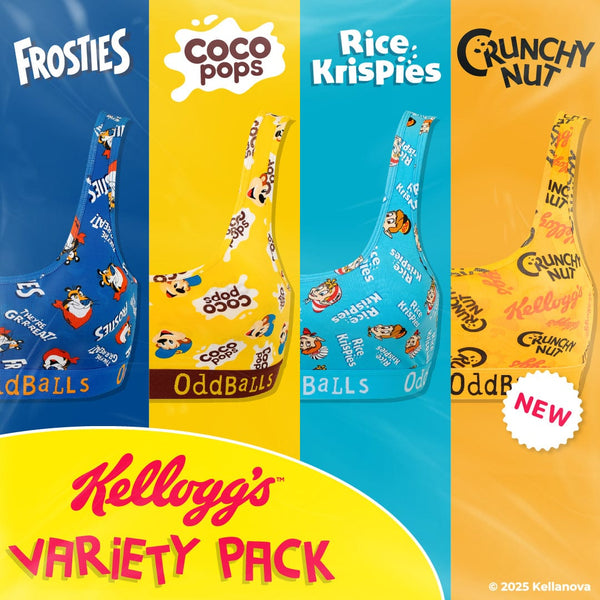 Kelloggs Variety Pack - Ladies Bralette 4 Pack