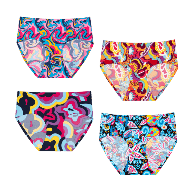 Bustling Bundle - Ladies Seamless Full Briefs 4 Pack Bundle