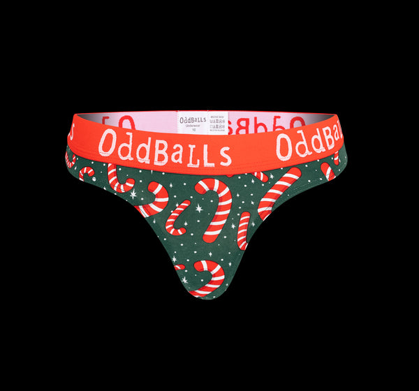 Candy Canes - Ladies Thong