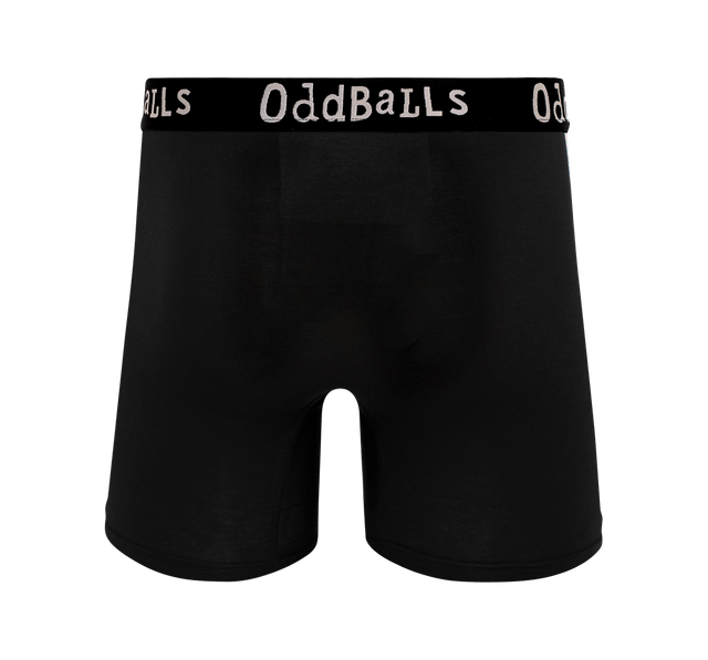 Classic Black - Mens Bamboo Boxer Briefs