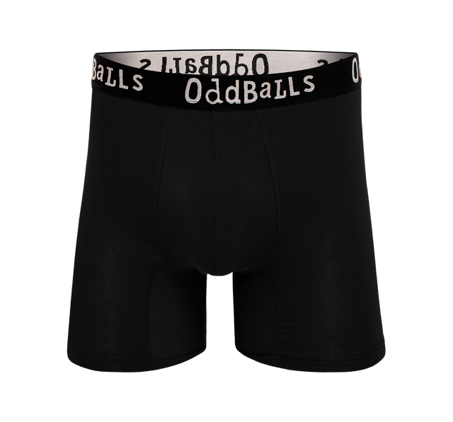 Classic Black - Mens Bamboo Boxer Briefs