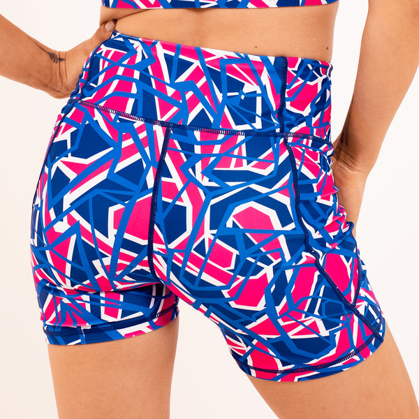 Cracked - Ladies Gym Shorts