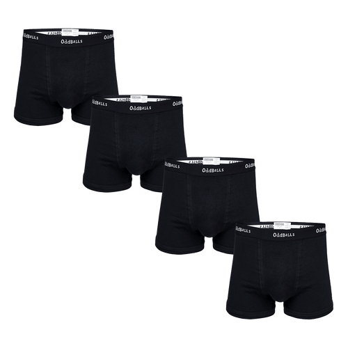 Classical Black Bundle - Mens Boxer Shorts 4 Pack Bundle