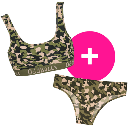 Commando - Women's Bralette and Brazilian Seamless Bundle