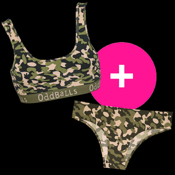 Commando - Women's Bralette and Brazilian Seamless Bundle