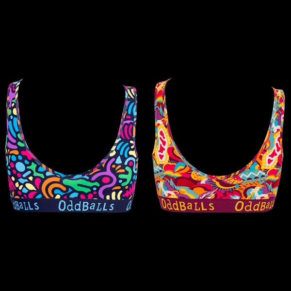 Contrasting Bundle - Ladies Bralette 2 Pack Bundle