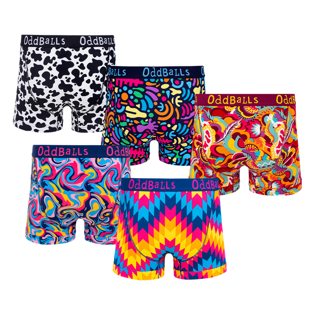 Elemental Bundle - Mens Boxer Briefs 5 Pack Bundle