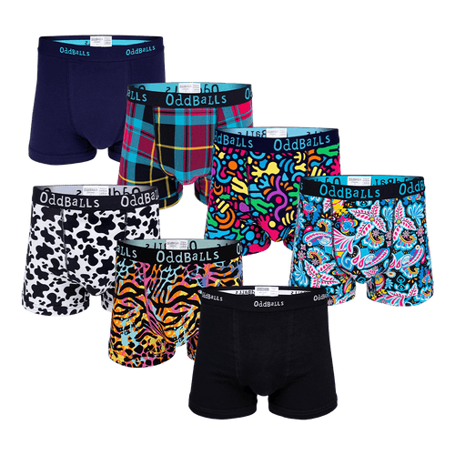 Days of the Week Bundle - Mens Boxer Shorts 7 Pack Bundle