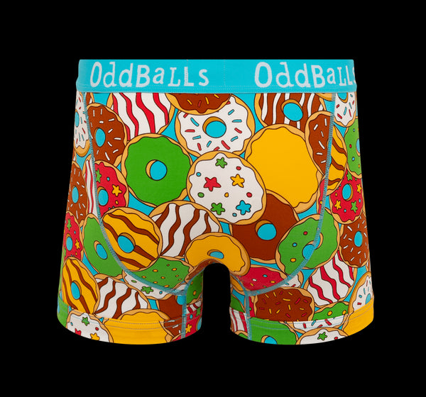 Donuts Dad & Lad Bundle - Mens Boxer Shorts & Kids Boxer Shorts Bundle