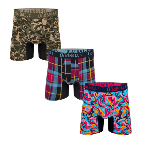 Dynamic Bundle - Mens Bamboo Boxer Shorts 3 Pack Bundle