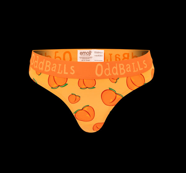 Peach - emoji® - Ladies Thong