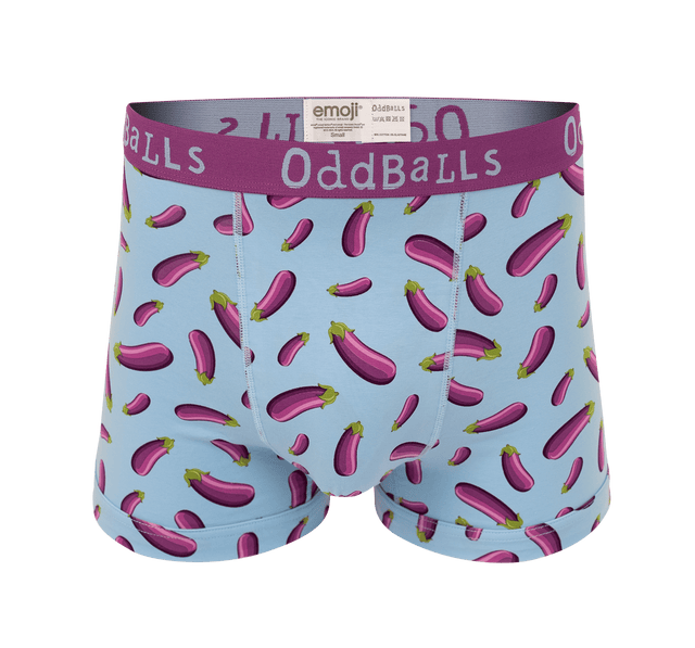 Aubergine - emoji®- Mens Boxer Shorts