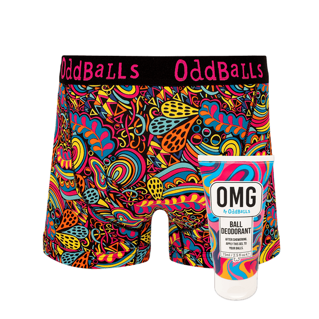 Enchanted - Mens Boxer Shorts & Ball Deodorant Bundle