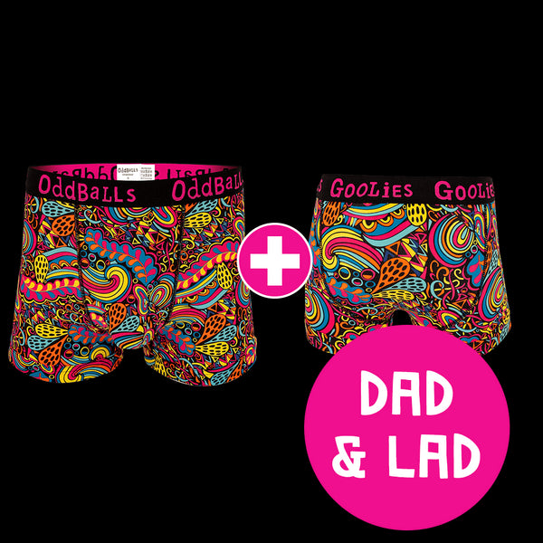 Enchanted Dad & Lad Bundle - Mens Boxer Shorts & Kids Boxer Shorts Bundle