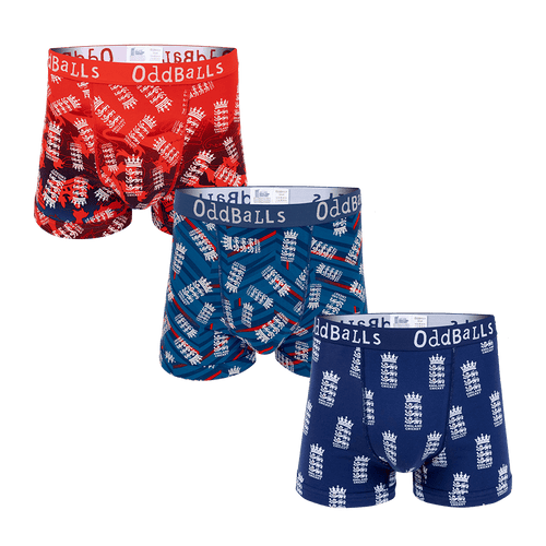 England Cricket Bundle - Herren-Boxershorts im 3er-Pack