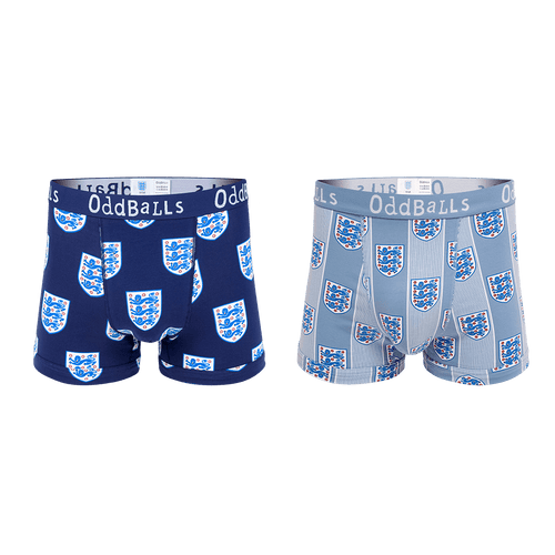 England FA Classic & Away & Away Bundle - Mens Boxer Shorts 2 Pack Bundle