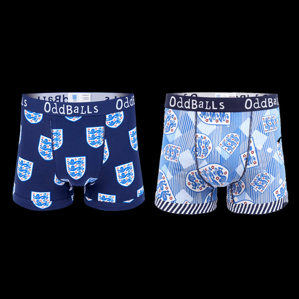 England Football - Mens Boxer Shorts 2 Pack Bundle